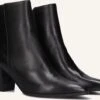 Lina Locchi AT 156 Schwarze Leder Stiefeletten mit Blockabsatz -Teveo Geschaft 296638 1