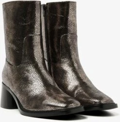 Via Vai Zoey Cade Ankle Boots – Braune Leder-Stiefeletten mit Blockabsatz