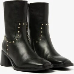 Via Vai Stiefeletten Zoey Rose: Elegante Schwarze Leder Ankle Boots