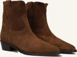 Lina Locchi Braune Wildleder Stiefeletten 39445 mit Blockabsatz