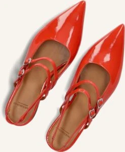 Vagabond Shoemakers Hermine 5733 Slingbacks - Elegantes Rot in Lack-Optik -Teveo Geschaft 297715 5