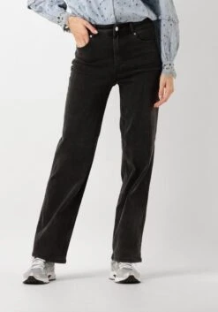 Y.A.S. Yasdolma High Waist Wide Leg Jeans - Dark Grey