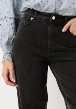 Y.A.S. Yasdolma High Waist Wide Leg Jeans - Dark Grey -Teveo Geschaft 298488 3