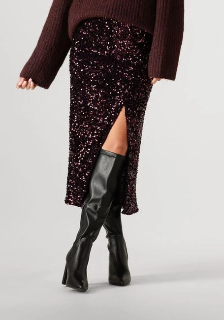 Y.A.S. Yasativo HW Long Skirt - Eleganter Midirock in Lila 3 Y.A.S. Yasativo HW Long Skirt - Eleganter Midirock in Lila