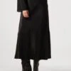 MSCH Copenhagen Midirock Mschnicolette Ullas Skirt in Schwarz -Teveo Geschaft 298656 1