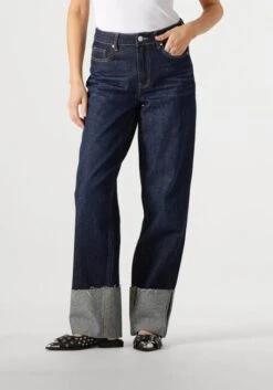 Y.A.S. Yasmaria HMW Straight Leg Jeans - Dunkelblau Organic Denim