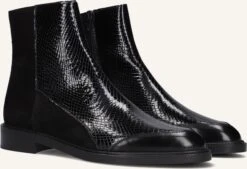 Pertini 32848 Schwarze Leder-Stiefeletten für Damen