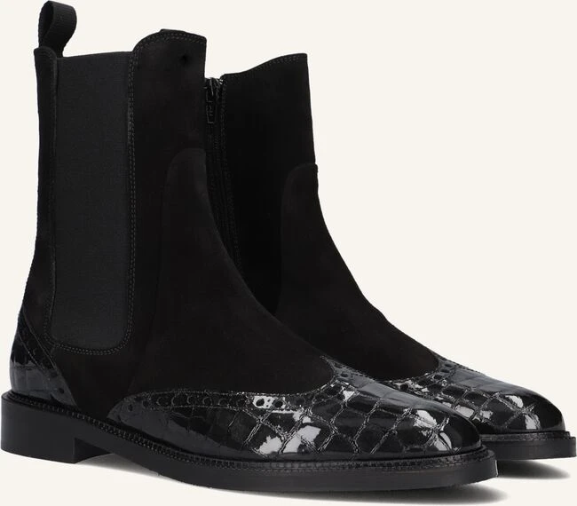 Pertini 32068 Damen Stiefeletten aus schwarzem Wildleder 3 Pertini 32068 Damen Stiefeletten aus schwarzem Wildleder