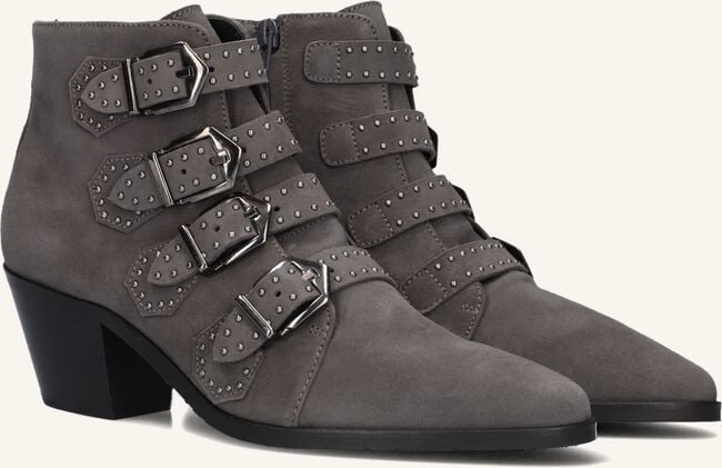 Pertini 12368 Graue Wildleder Stiefeletten für Damen 3 Pertini 12368 Graue Wildleder Stiefeletten für Damen