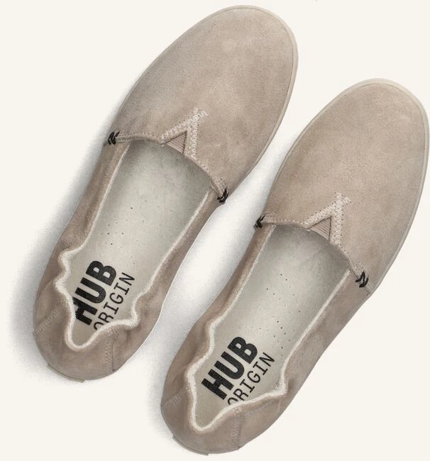 HUB Fuji Damen Slipper aus Wildleder in Taupe 6 HUB Fuji Damen Slipper aus Wildleder in Taupe – Bild 4