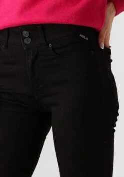 Replay Newluz Flare Pants – Stylische Flared Jeans in Schwarz -Teveo Geschaft 300126 3