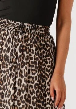 Suncoo Midirock Fado - Brauner Damenrock mit Tier-Aufdruck -Teveo Geschaft 300728 3