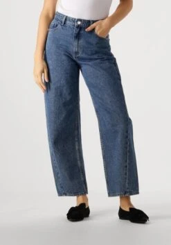 EDITED Mathilda Denim Trousers - Blue Mom Jeans