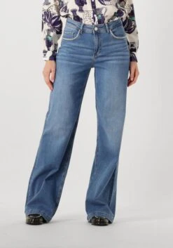 Mos Mosh Mmdara Shane Wide Jeans - Modische Damenjeans in Grau