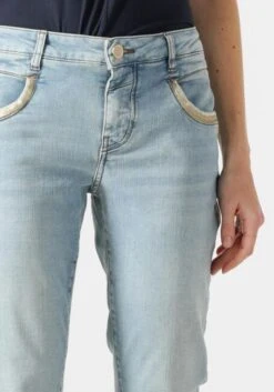 Mos Mosh Mmnaomi Light Perla Slim Fit Jeans - Hellblau -Teveo Geschaft 301211 3