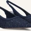 Steve Madden Kari-mr Blue Glitter Slingback Pumps -Teveo Geschaft 302539 1