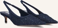 Steve Madden Kari-mr Blue Glitter Slingback Pumps