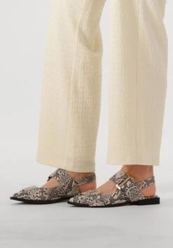 Steve Madden Grand Ave Slingbacks - Beige Snake Print -Teveo Geschaft 302551 8