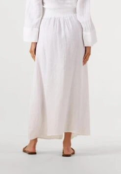 Mr Mood Mrs Mabe Skirt - Weißer Maxirock aus 100% Leinen 6 Mr Mood Mrs Mabe Skirt - Weißer Maxirock aus 100% Leinen -Teveo Geschaft 302722 2