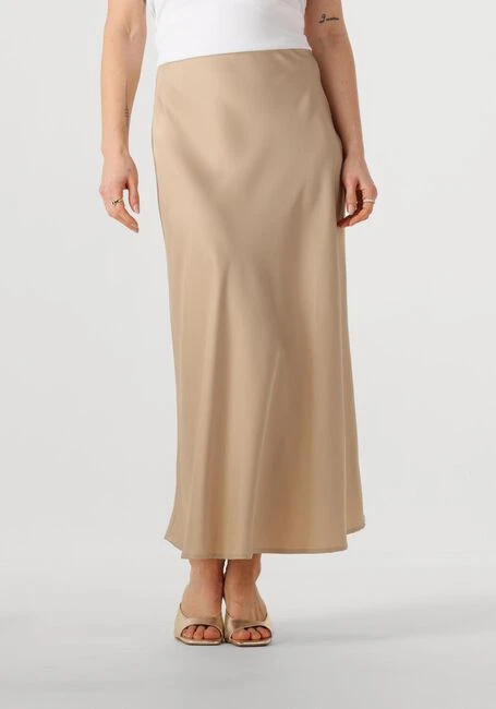 Moves Damen Maxirock Gebry Skirt 3570 - Beige Satin 3 Moves Damen Maxirock Gebry Skirt 3570 - Beige Satin