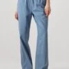Minus Bora Mid Waist Pant – Blaue Wide Leg Jeans für Damen