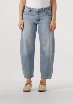 My Essential Wardrobe Balloomw 139 High Tapered Barrel Jeans - Blue