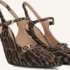 Unisa Slingbacks Tulare - Braune Damen Pumps mit Leopard-Print 2 Unisa Slingbacks Tulare - Braune Damen Pumps mit Leopard-Print -Teveo Geschaft 302989 1