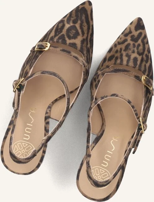 Unisa Slingbacks Tulare - Braune Damen Pumps mit Leopard-Print 6 Unisa Slingbacks Tulare - Braune Damen Pumps mit Leopard-Print – Bild 4