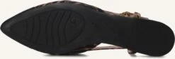 Unisa Asley Damen Slingbacks – Brauner Leoprint & Kitten Heel -Teveo Geschaft 303005 4