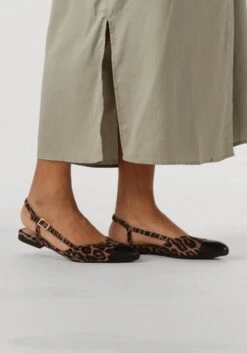 Unisa Asley Damen Slingbacks – Brauner Leoprint & Kitten Heel -Teveo Geschaft 303005 8