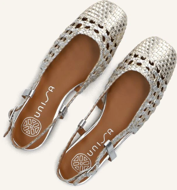 Unisa Slingbacks Brejo in Gold mit Geflochtener Optik 6 Unisa Slingbacks Brejo in Gold mit Geflochtener Optik – Bild 4