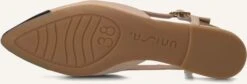 Unisa Ashley Beige Leather Slingbacks with Kitten Heel 8 Unisa Ashley Beige Leather Slingbacks with Kitten Heel -Teveo Geschaft 303027 4