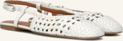 Unisa Brejo Slingbacks – Elegante Damen Schuhe in Weiß geflochten