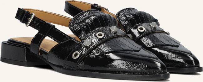 Via Vai Jazz Tammi Black Patent Leather Slingbacks 3 Via Vai Jazz Tammi Black Patent Leather Slingbacks