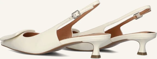 Bibi Lou Damen Slingbacks 641z10vk – Elegante Kitten Heels in Weiß 4 Bibi Lou Damen Slingbacks 641z10vk – Elegante Kitten Heels in Weiß – Bild 2