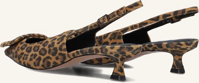 Bibi Lou 641z35vk Slingbacks - Brown Leopard Print Kitten Heels 4 Bibi Lou 641z35vk Slingbacks - Brown Leopard Print Kitten Heels – Bild 2