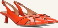 Bibi Lou Damen Pumps 632z21vk in Orange aus edlem Lackleder