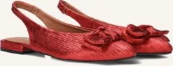 Blasz L15593: Elegante rote Damen Slingbacks mit Blockabsatz