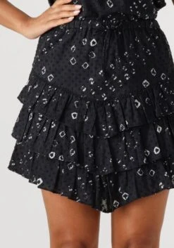 Moliin Umi Minirock in Schwarz – Stylischer Damenrock aus Baumwolle -Teveo Geschaft 303666 3