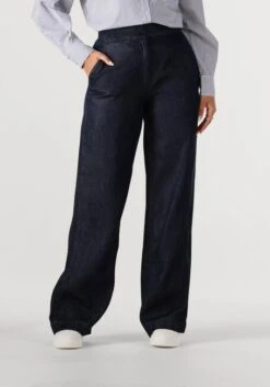 Another Label Doeha Wide Leg Denim Pants - Dark Blue