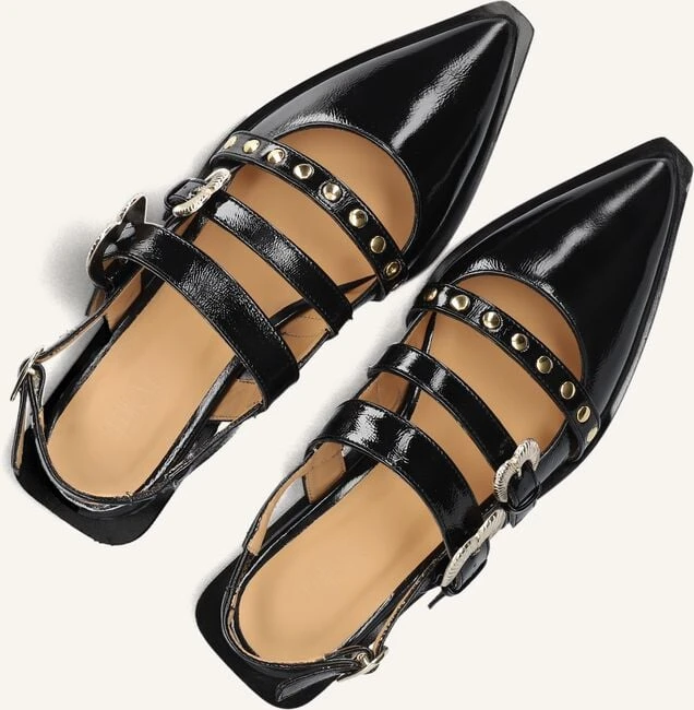 Toral Slingbacks Madison aus schwarzem Lackleder 6 Toral Slingbacks Madison aus schwarzem Lackleder – Bild 4