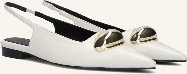 Toral Carole Slingbacks - Weiße Leder-Eleganz für Damen 3 Toral Carole Slingbacks - Weiße Leder-Eleganz für Damen