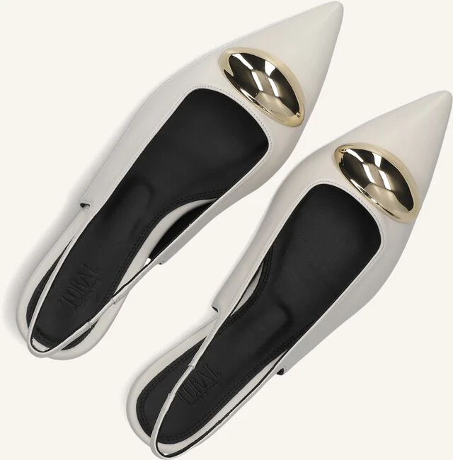Toral Carole Slingbacks - Weiße Leder-Eleganz für Damen 6 Toral Carole Slingbacks - Weiße Leder-Eleganz für Damen – Bild 4