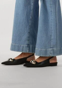 Toral Carole Slingbacks in Black Leather -Teveo Geschaft 304220 8