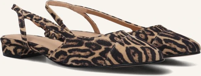 Toral Luisa Slingbacks - Braune Leoprint Damenschuhe aus Wildleder 3 Toral Luisa Slingbacks - Braune Leoprint Damenschuhe aus Wildleder