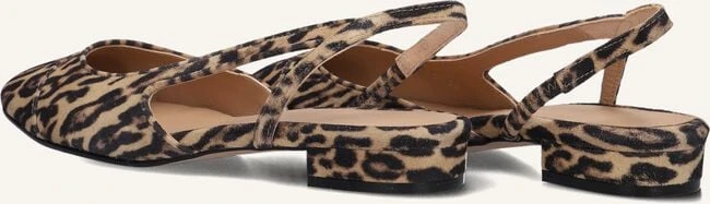 Toral Luisa Slingbacks - Braune Leoprint Damenschuhe aus Wildleder 4 Toral Luisa Slingbacks - Braune Leoprint Damenschuhe aus Wildleder – Bild 2