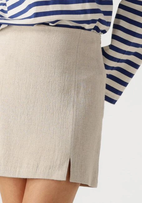 EDITED Ellinor Skirt in Beige – Elegant Linen-Blend Mini Skirt 5 EDITED Ellinor Skirt in Beige – Elegant Linen-Blend Mini Skirt – Bild 3