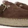 Mou Jute Clog Plain Sue - Braune Slipper für Damen -Teveo Geschaft 304354 1