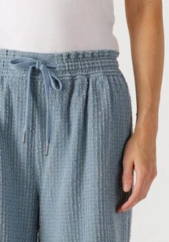 Another Label Noortje Wide Leg Striped Denim Pants - Light Blue -Teveo Geschaft 304413 3