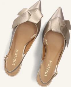 Lodi Kal5307 Slingbacks – Elegante Pumps aus Bronze-Leder -Teveo Geschaft 304915 5